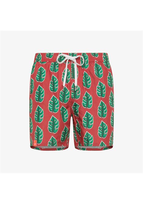 SWIM PANT BEACH PRINT BORDEAUX AX SUN68 | H3412535
